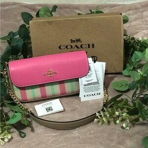 NWT Coach Hailey Flap Shoulder Bag
